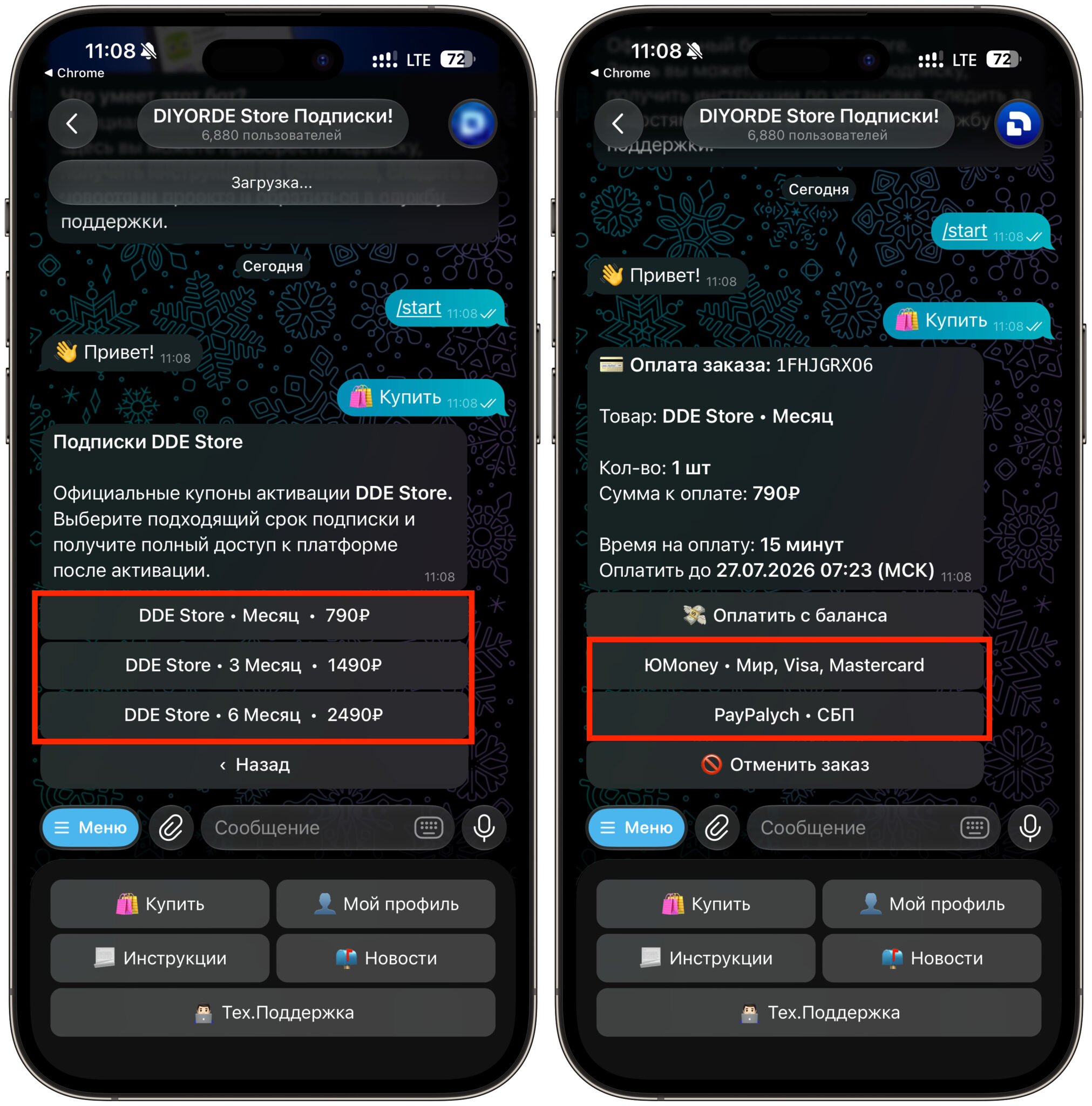 Как скачать DDE Store на iPhone. Оплатите заказ удобным способом. Фото.