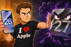 5 Айфонов для тех, кто хочет остаться на iOS 26 и не будет обновляться до iOS 27. Фото.