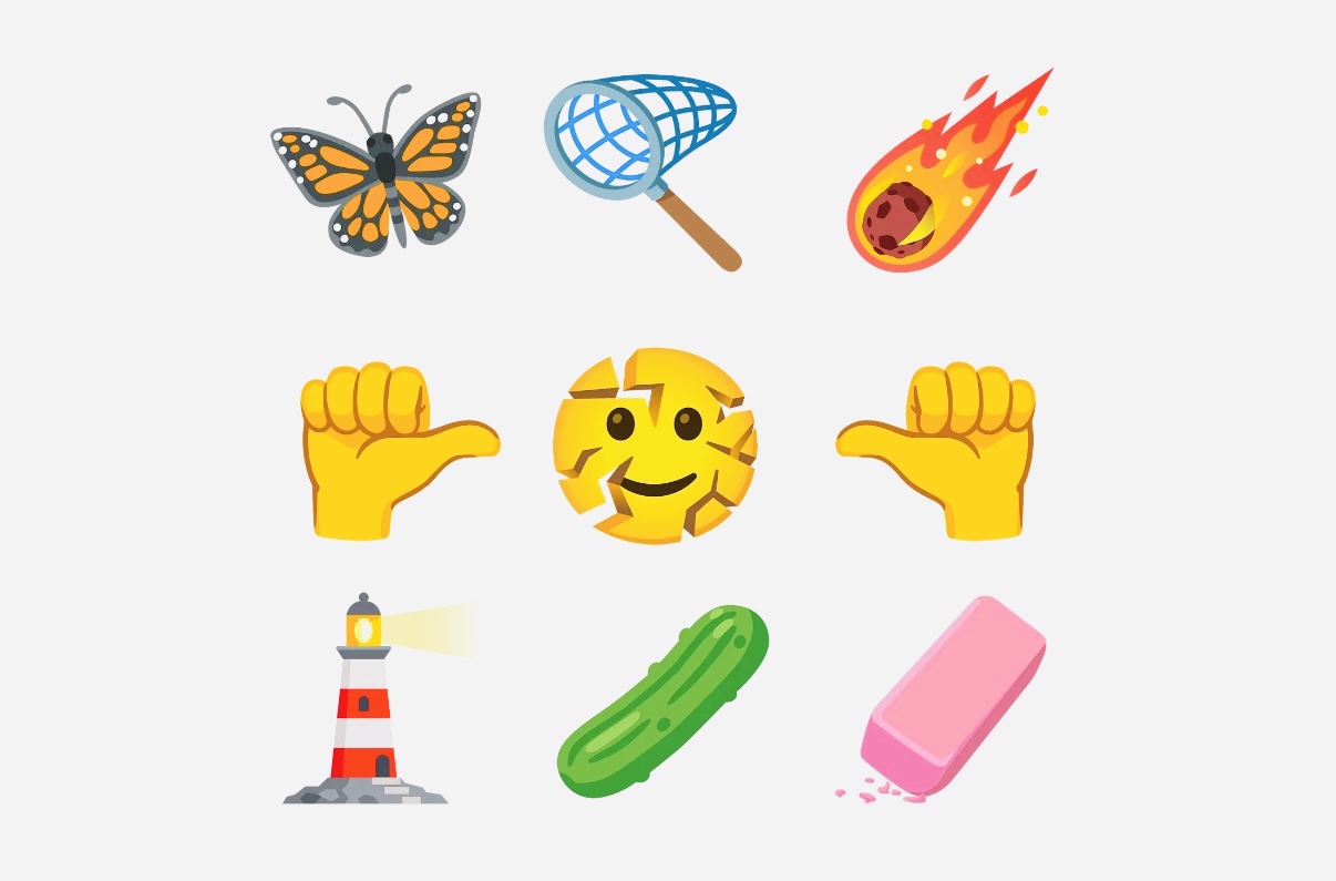 Все новые эмодзи, которые появятся в iOS 27. Все новые смайлики выглядят как-то так. Фото.