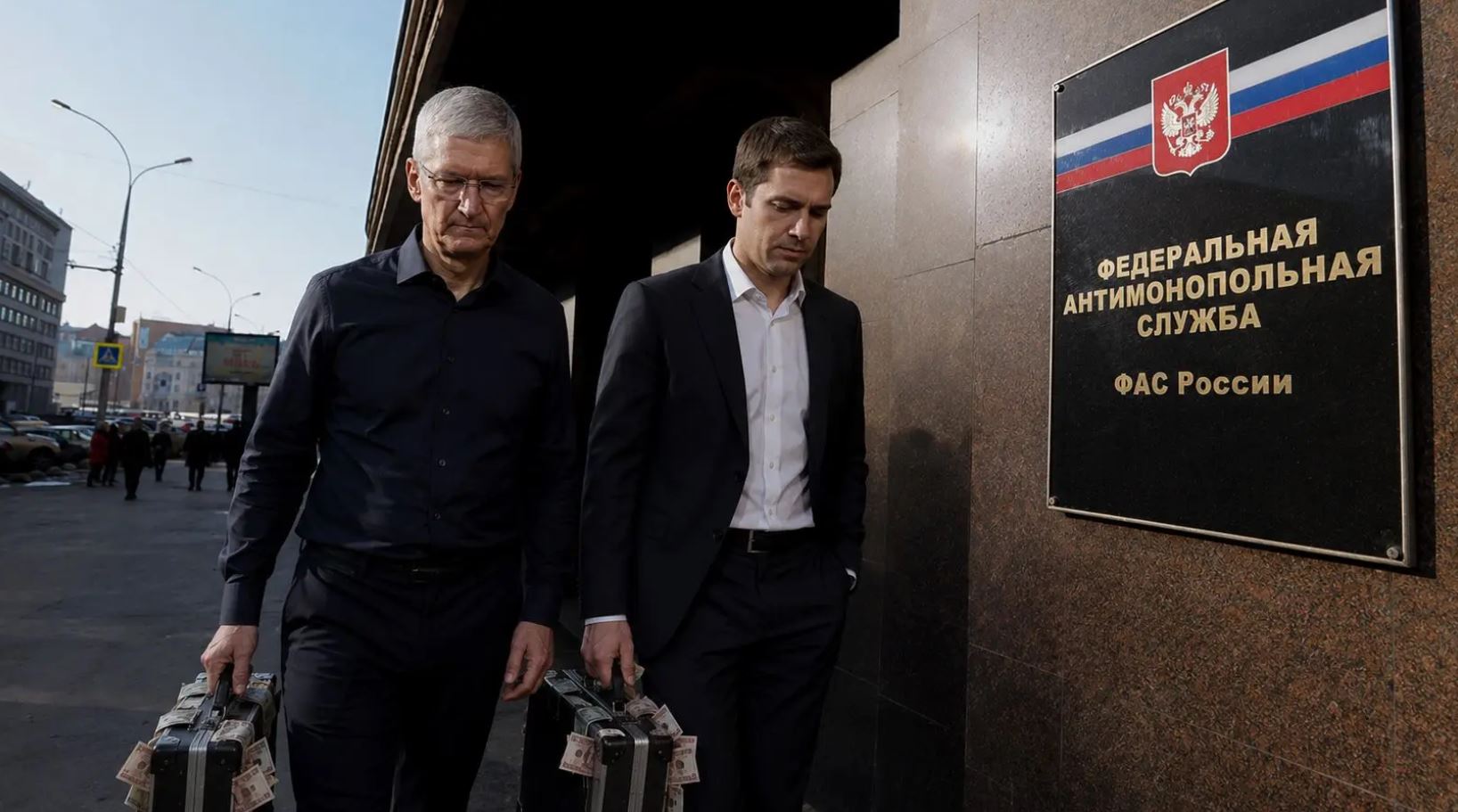 Правда ли, что Apple ушла из России. Компания исполняет требования законодательства, платит налоги, штрафы. А почему РуСтор нет до сих пор?. Фото.