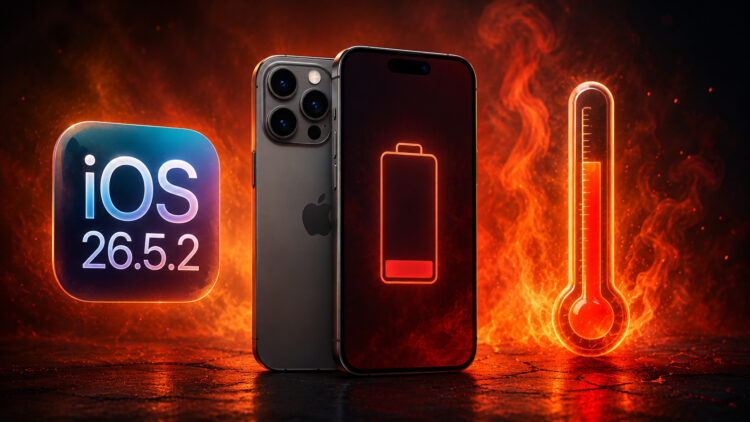 iOS 26.5.2 разряжает батарею и перегревает iPhone. Что делать? iOS 26.5.2 разряжает батарею и перегревает iPhone. Что делать? Фото.