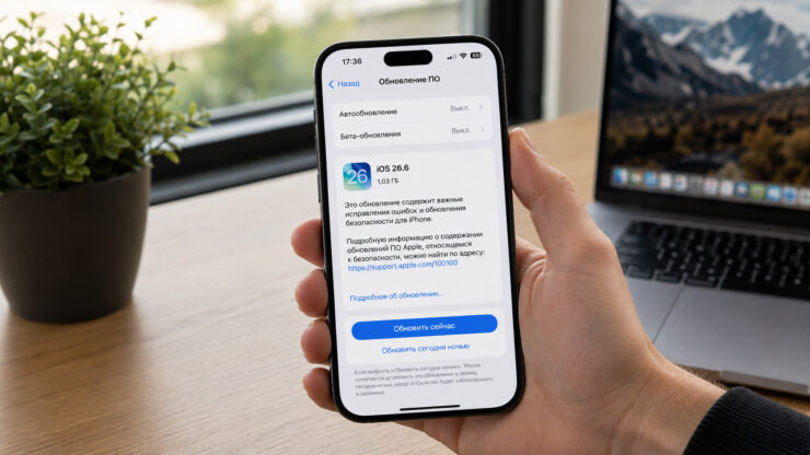 Почему обновить iPhone до iOS 26.6 нужно прямо сейчас. Почему обновить iPhone до iOS 26.6 нужно прямо сейчас. Фото.
