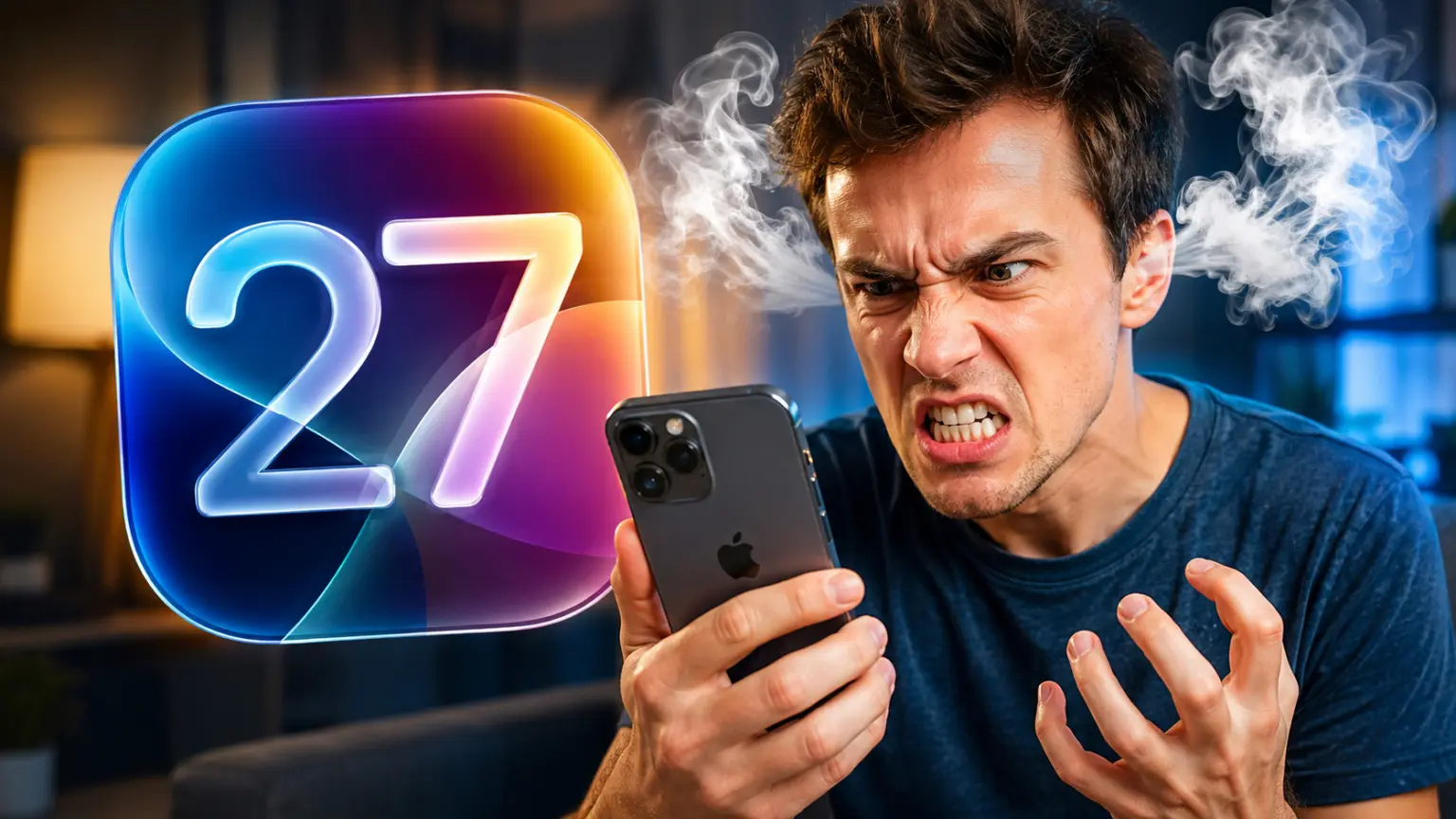 Можно ли устанавливать бету iOS 27 на основной iPhone. Совсем без глюков, к сожалению, не обошлось. Фото.