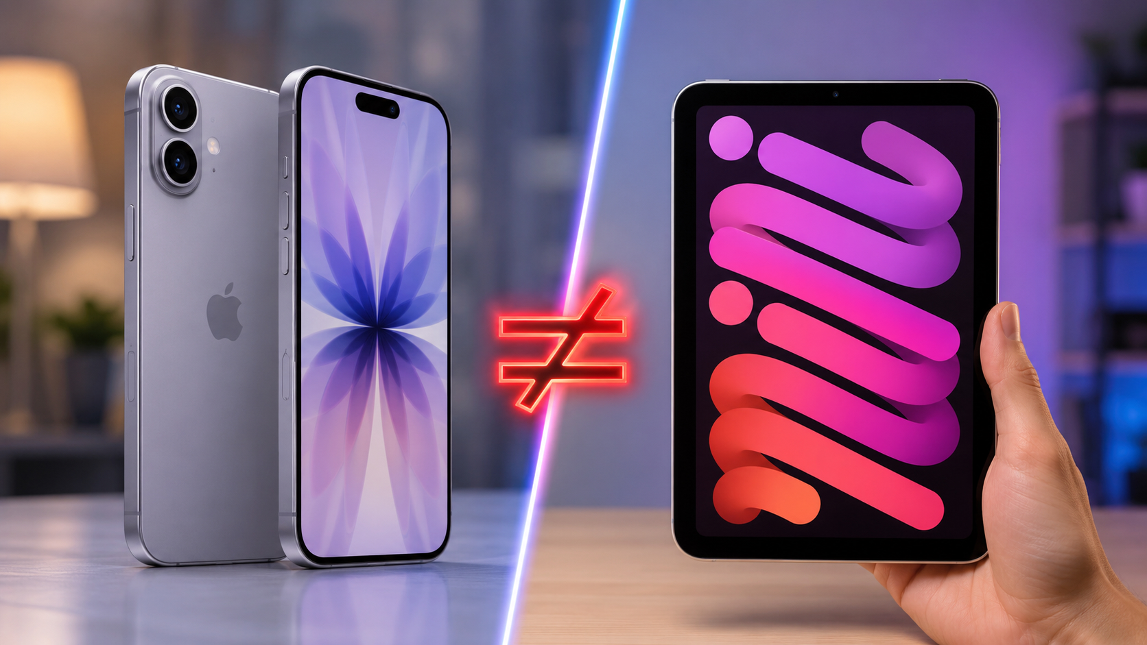 Почему iPad mini 8 может остаться без экрана 120 Гц. Даже в базовый iPhone 17 завезли 120 Гц. Фото.