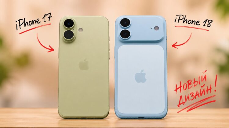 Как будет выглядеть iPhone 18: инсайдер слил дизайн нового смартфона Apple. Фото.