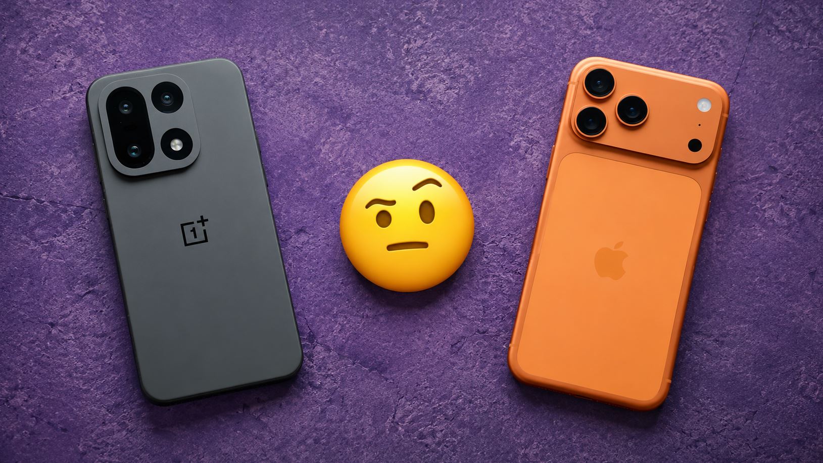 OnePlus 15 или iPhone 17 Pro Max: сравнение характеристик. По характеристикам смартфоны примерно на одном уровне. Фото.