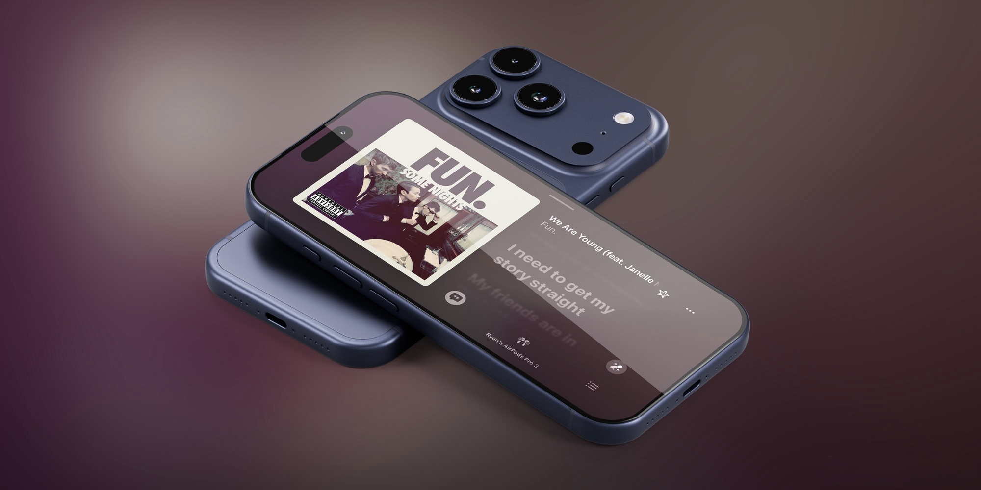 Горизонтальный режим Apple Music в iOS 27. Apple Music теперь может работать на боку. Фото.