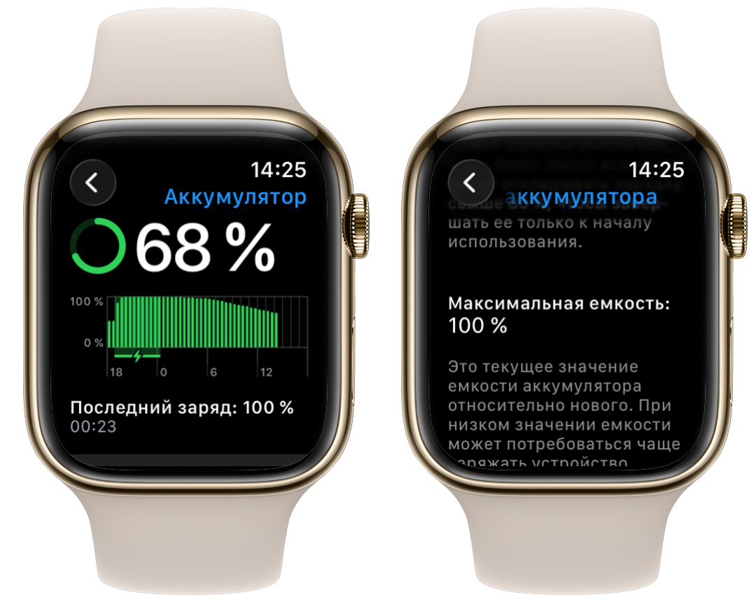 Как изменилась автономность Apple Watch в watchOS 26.6. По автономности чувствуется прирост. Фото.
