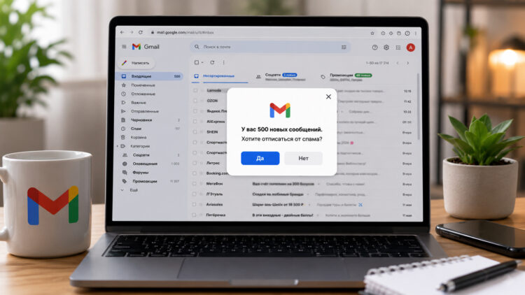 Скрытая функция Gmail, которая чистит почту от спама. Скрытая функция Gmail, которая чистит почту от спама. Фото.