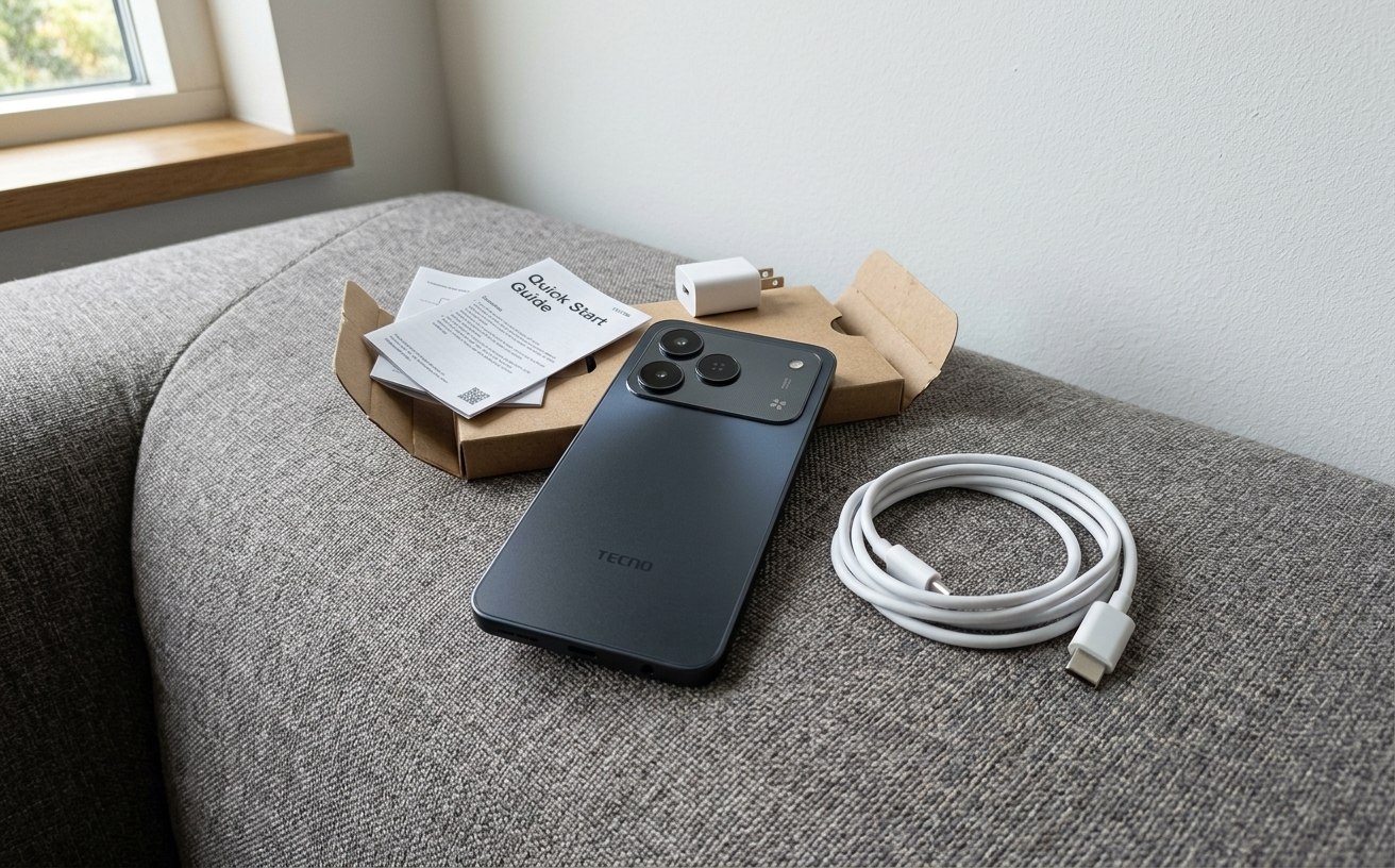 Tecno Spark 50 — дешевая, но хорошая копия Айфона. А можно взять точную копию iPhone 17 Pro по низкой цене. Фото.