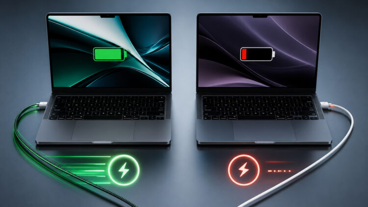 Как проверить скорость зарядного кабеля для iPhone и Mac. Фото.