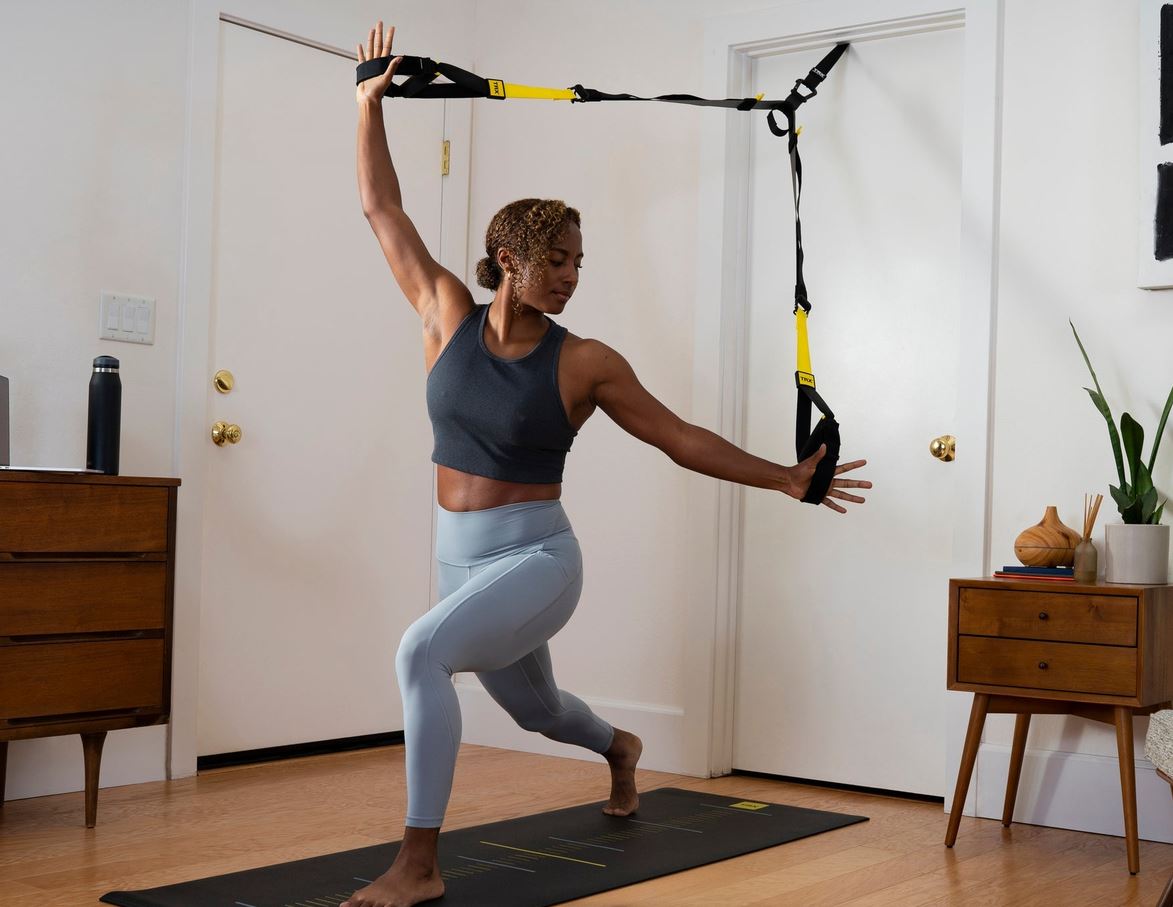 Петли TRX для тренировок с собственным весом. Ничего круче этого тренажера пока не придумали. Фото.