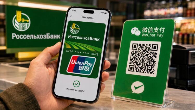 Как платить в Китае через WeChat Pay. Привязываем карту UnionPay от Россельхозбанка (РСХБ). Фото.