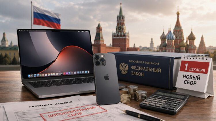 С 1 декабря в России вводят новый сбор на смартфоны и ноутбуки. Что будет с ценами на технику Apple. Фото.