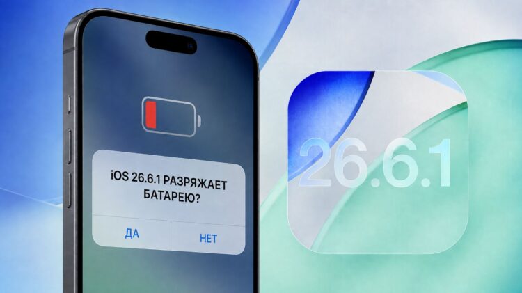Как iPhone держит заряд на iOS 26.6.1: тест автономности и сравнение с iOS 26.6, 26.1 и 18.6. Фото.