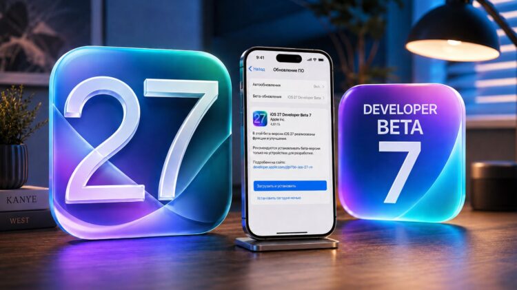 iOS 27 beta 7 вышла: что изменилось, когда релиз для всех, стоит ли ставить бету в 2026. iOS 27 beta 7 вышла: что изменилось, когда релиз для всех, стоит ли ставить бету в 2026. Фото.