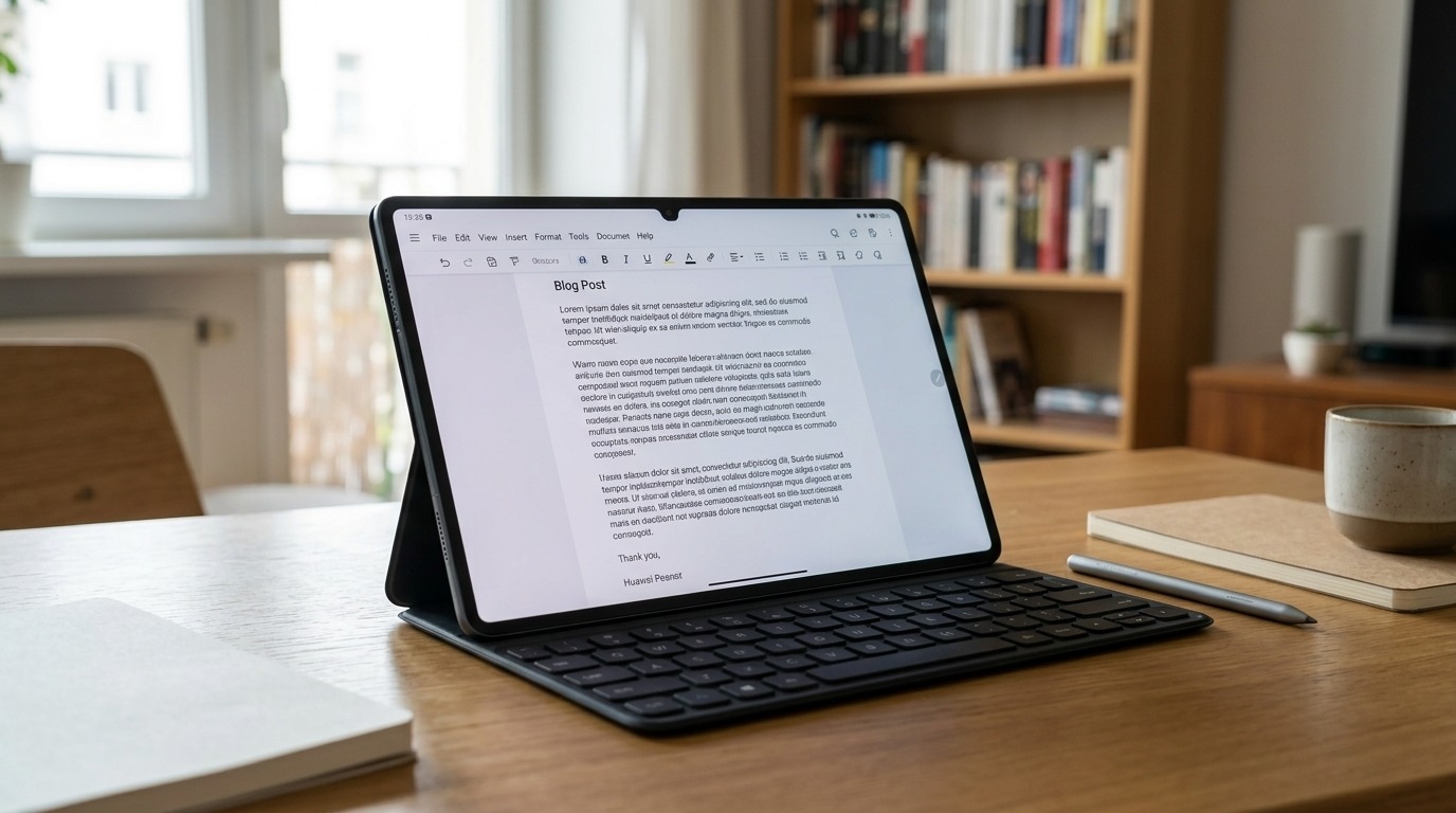 Huawei MatePad Pro 12.2: флагман на HarmonyOS вместо iPad Pro. Если бы мне сказали, что это iPad Pro в чехле — я бы поверил на ощупь. Фото.