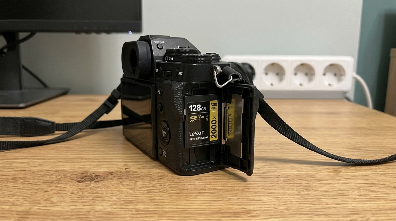 Карта Lexar SDXC 2000X — для быстрой камеры. SD-карта на 128 ГБ с интерфейсом UHS-II для съёмки в 4K.. Фото.