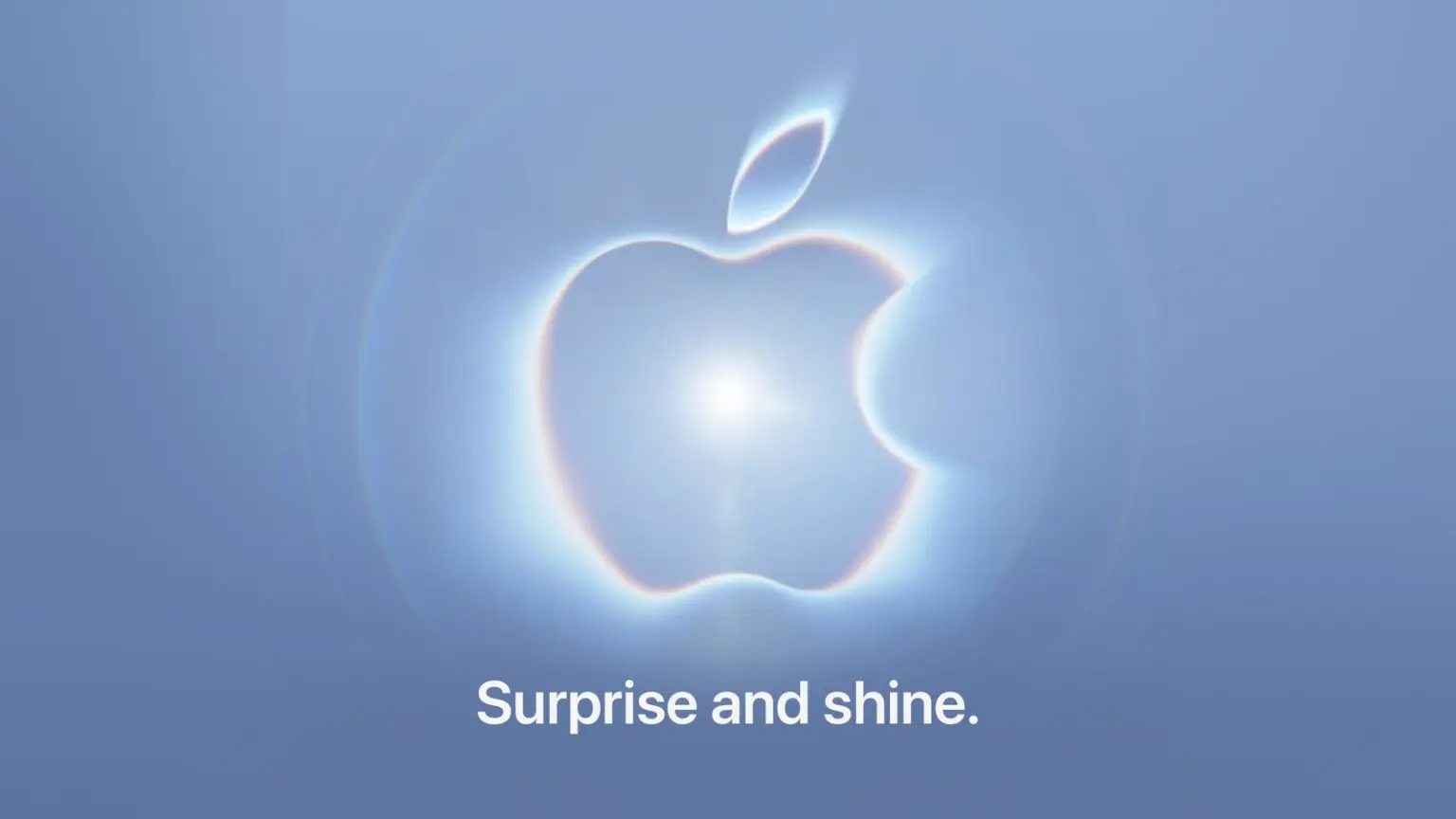 Что фанаты разглядели в логотипе Apple. Приглашение на презентацию выглядит вот так. Фото.
