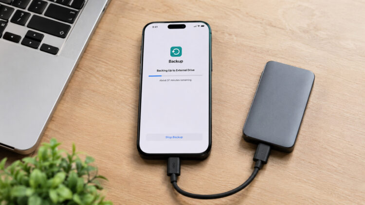 Можно ли сделать резервную копию iPhone на внешний диск или флешку без Mac и iCloud. Фото.