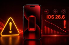 Как iPhone держит заряд с iOS 26.6: тест автономности и сравнение со старыми версиями iOS. Фото.