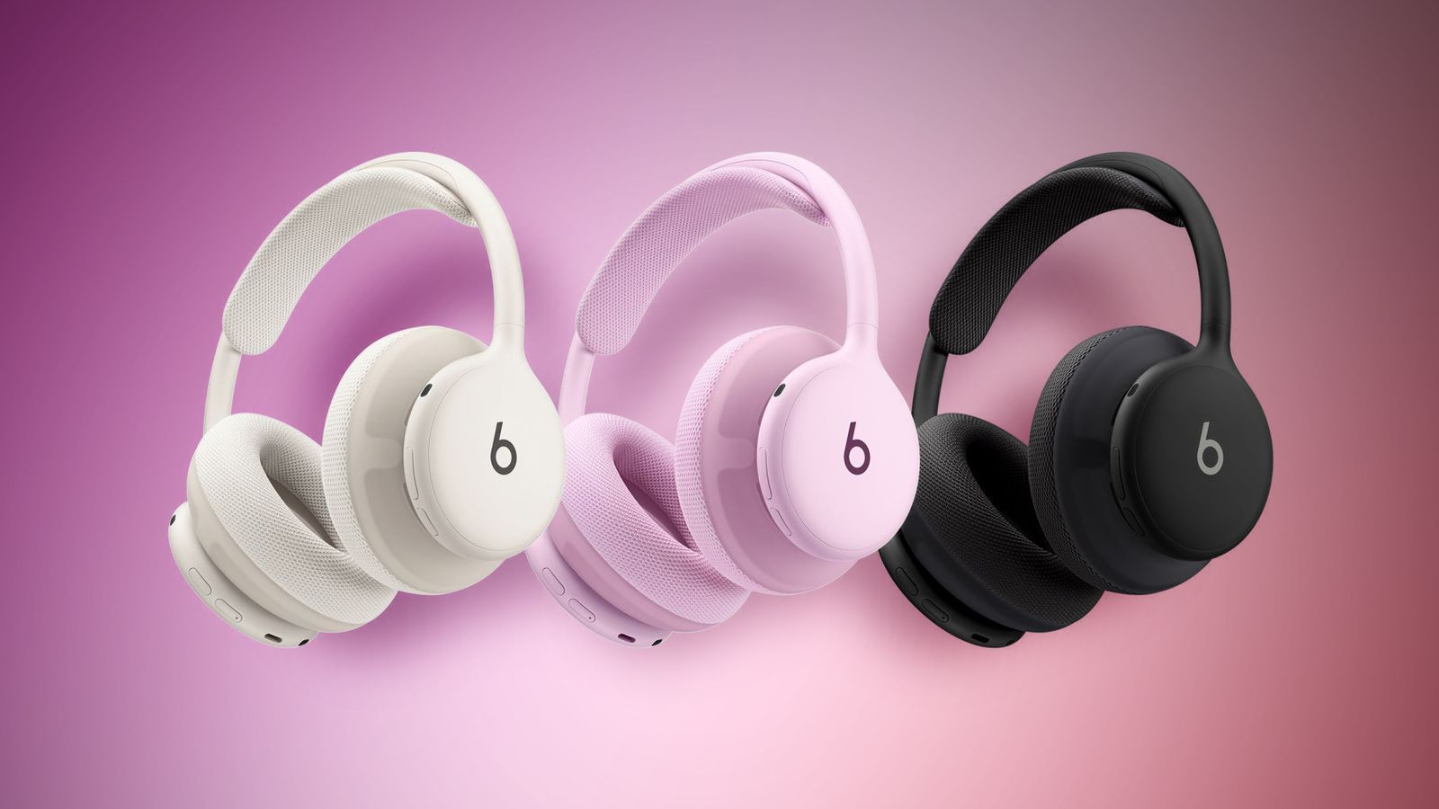 Дизайн явно косит под AirPods Max. Судя по всему, именно так будут выглядеть цвета новых наушников. Фото.
