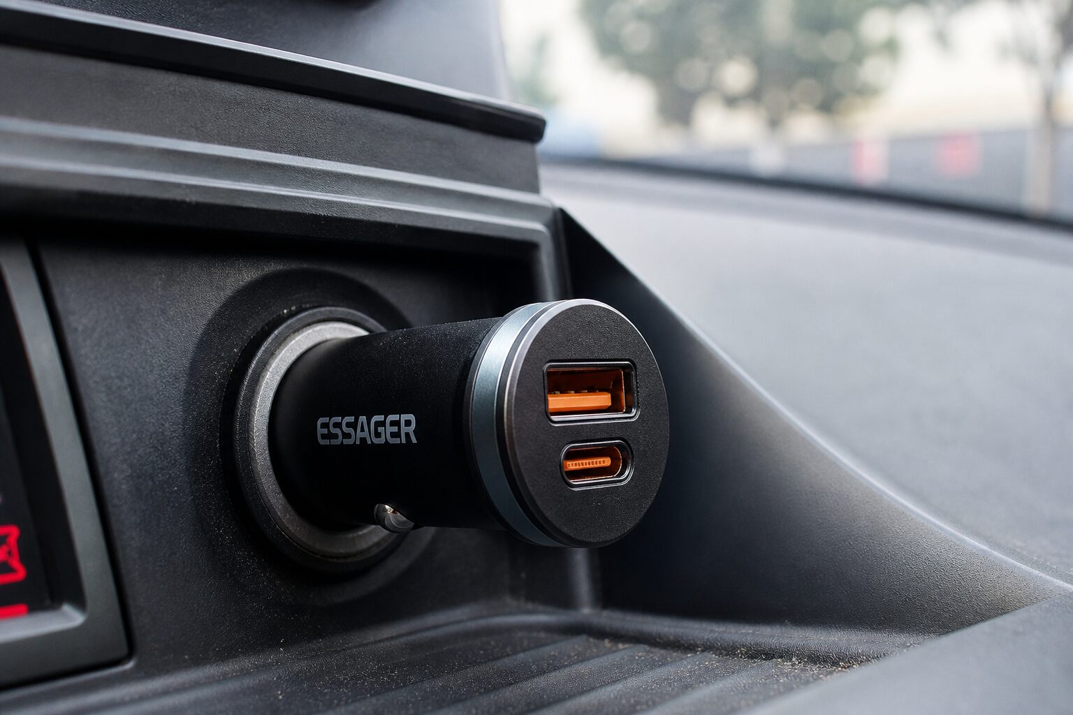 Автомобильный адаптер Essager в прикуривателе