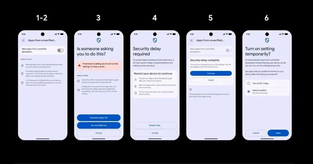 Теперь APK так просто не поставить. Процесс установки не из Google Play становится гораздо сложнее, и обычные пользователи могут не захотеть его проходить. Фото.
