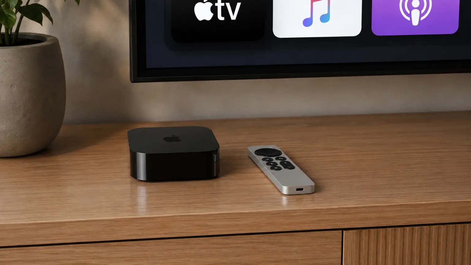 Когда ждать премьеру. Осенью точно выйдет новая Apple TV. Фото.