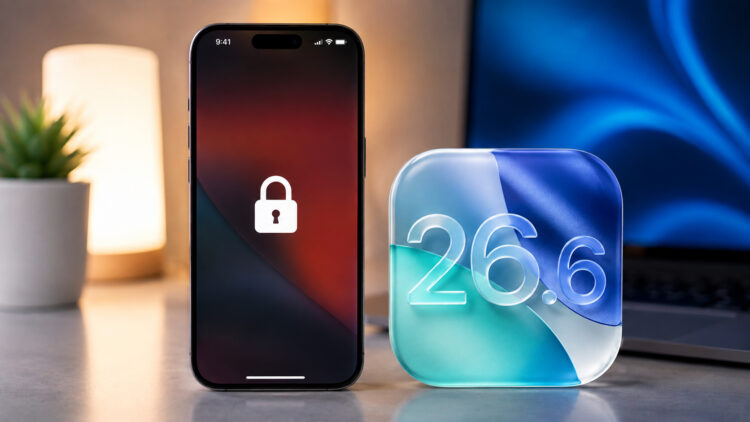 iPhone заблокировался после установки iOS 26.6. Что делать? Фото.