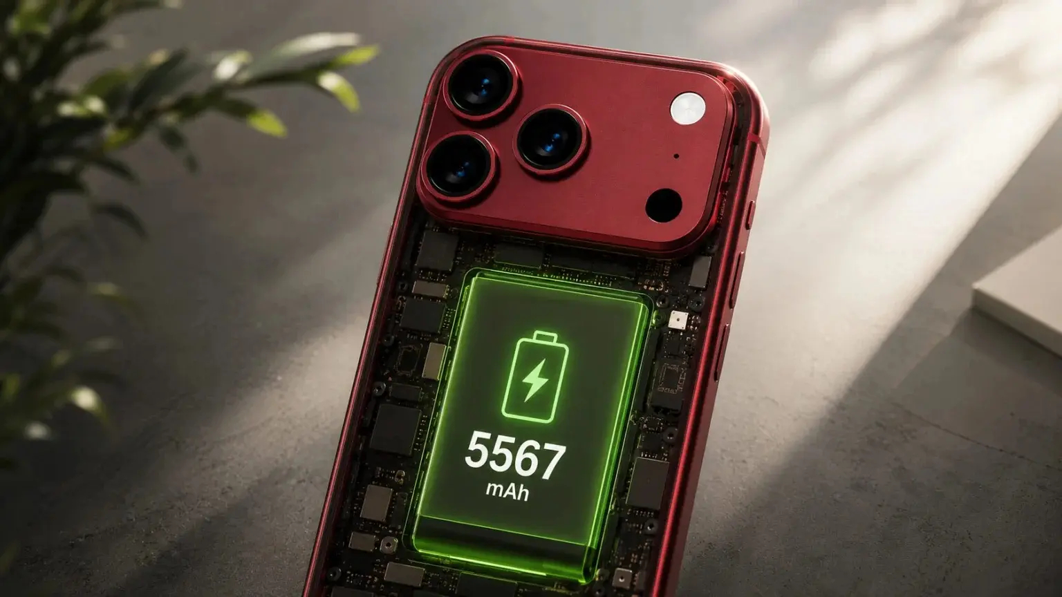 Аккумулятор Pro Max прибавит больше обычного. Батарейка в iPhone 18 Pro Max вырастет очень серьезно по сравнению с предыдущим поколением. Фото.
