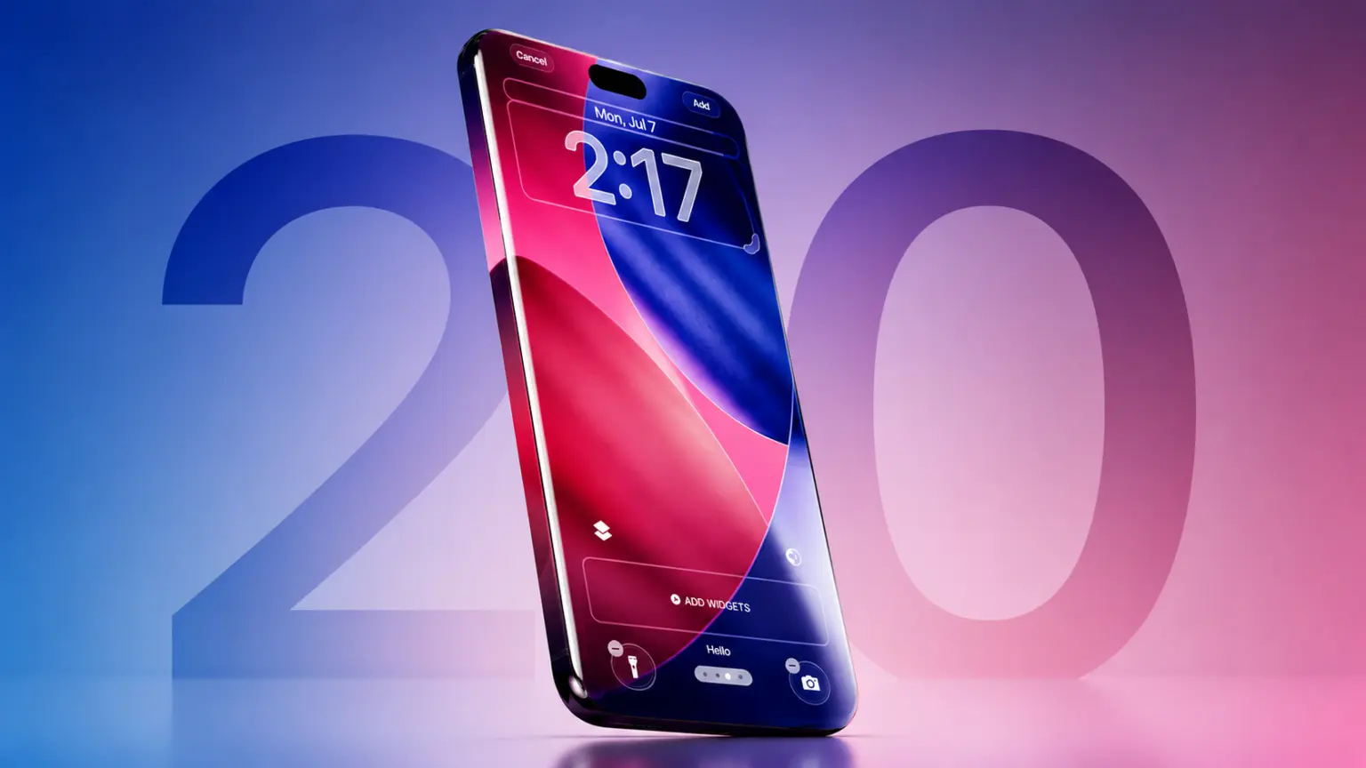 Какие изменения готовит Apple для iPhone 20. Похоже, смартфон станет реально футуристичным. Фото.
