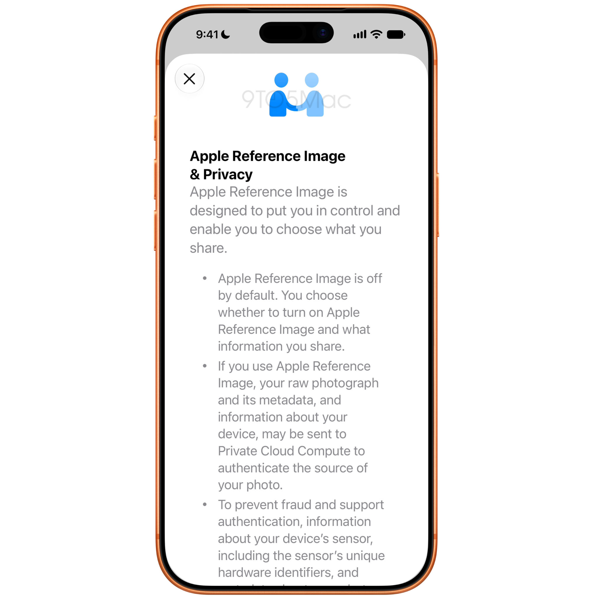 Как iPhone будет доказывать, что фото настоящее. Вот так будет выглядеть экран запуска новой функции. Фото.