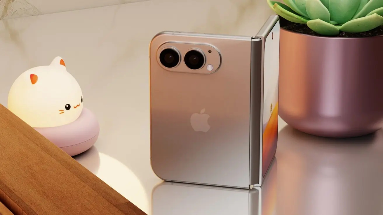 Камера складного айфона разочаровала. Камеры у iPhone Ultra будет две, как на этом рендере. Фото.