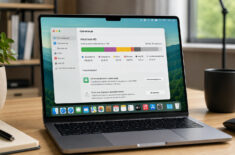 Сколько свободного места оставлять на компьютере Mac, чтобы он не тормозил. Фото.