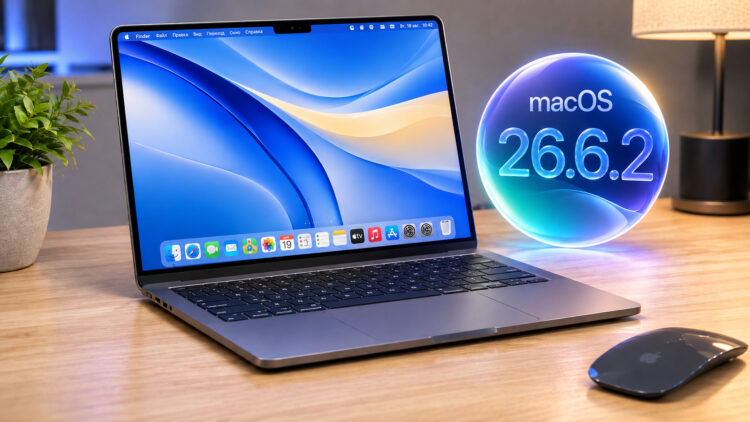 Обновил MacBook Air M2 на macOS 26.6.2: автономность, скорость и работа приложений. Фото.