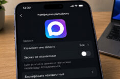 Как отключить звонки в МАКС от незнакомых людей. Фото.