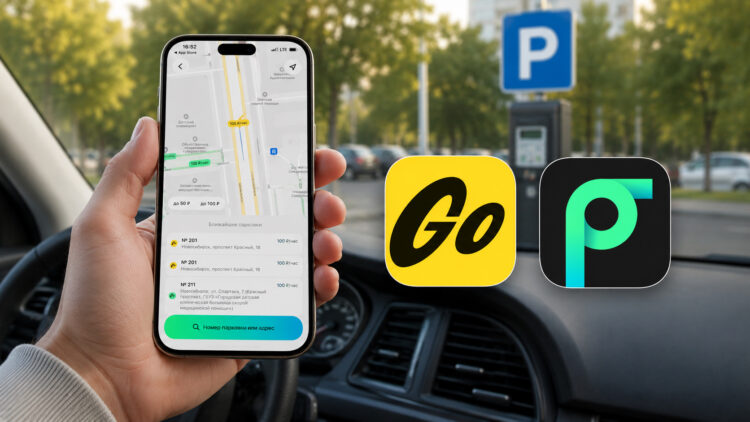 Как оплатить парковку в Яндекс Go и Заправках на iPhone. Фото.