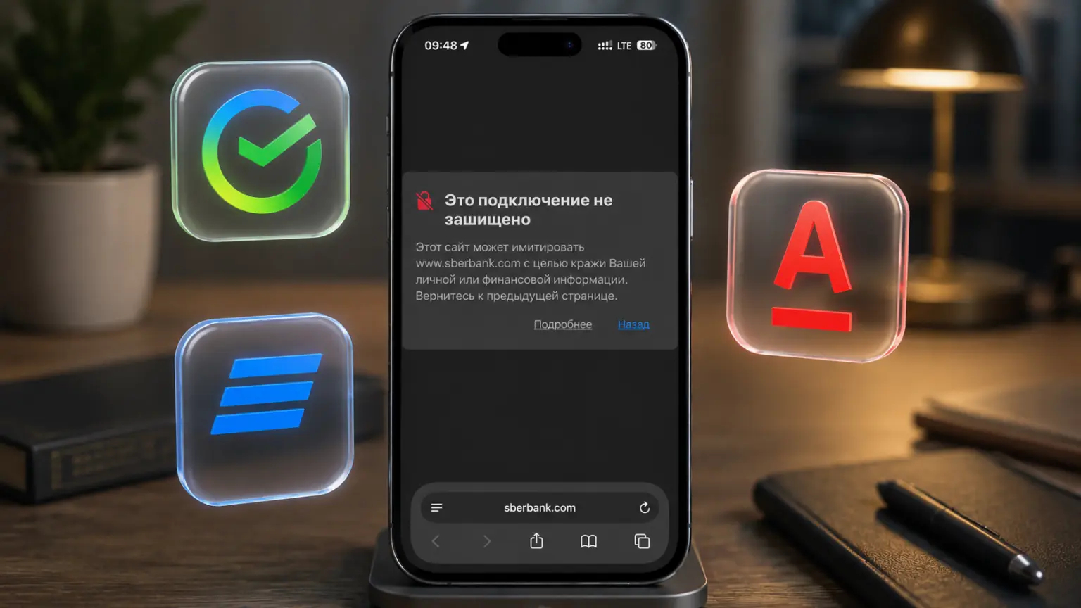 Что дает сертификат Минцифры на iPhone, iPad и Mac. При установке сертификата вот такая ошибка появляться не будет. Фото.