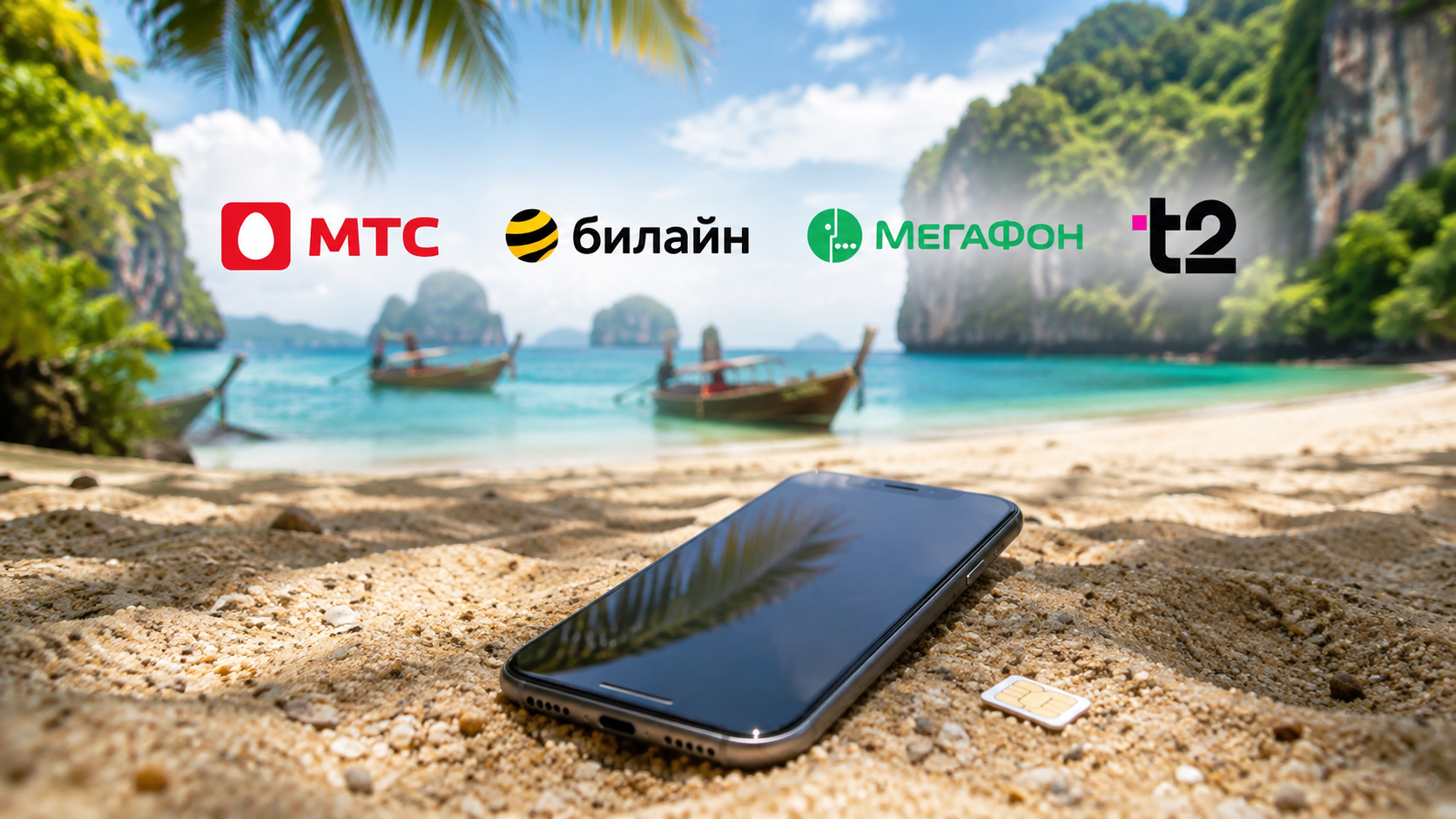 Российские SIM-карты и роуминг в Таиланде. Не забывайте, что в Таиланде работают и российские SIM-карты. Фото.