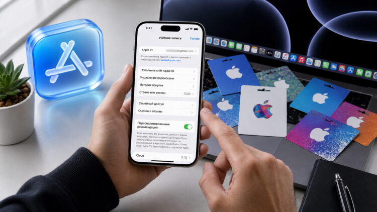 Как я пополняю свой американский Apple ID для покупки приложений и подписок. Фото.