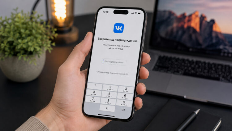 Не приходит код подтверждения для входа в VK. Что делать? Фото.