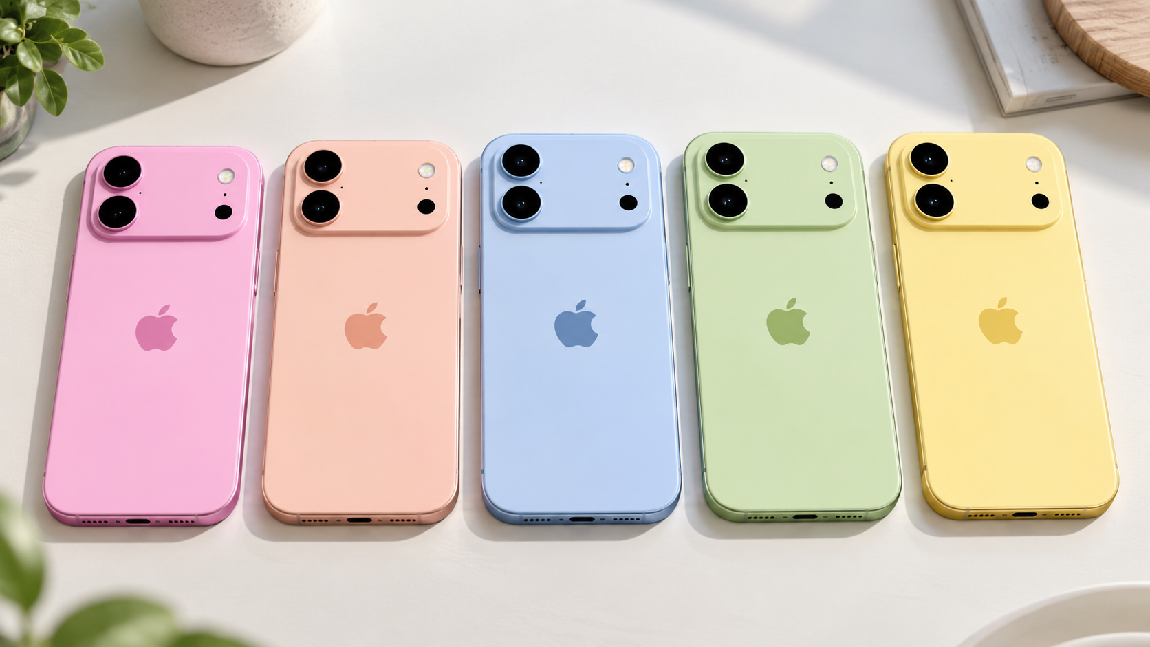 Возможная палитра цветов и новый дизайн iPhone 18
