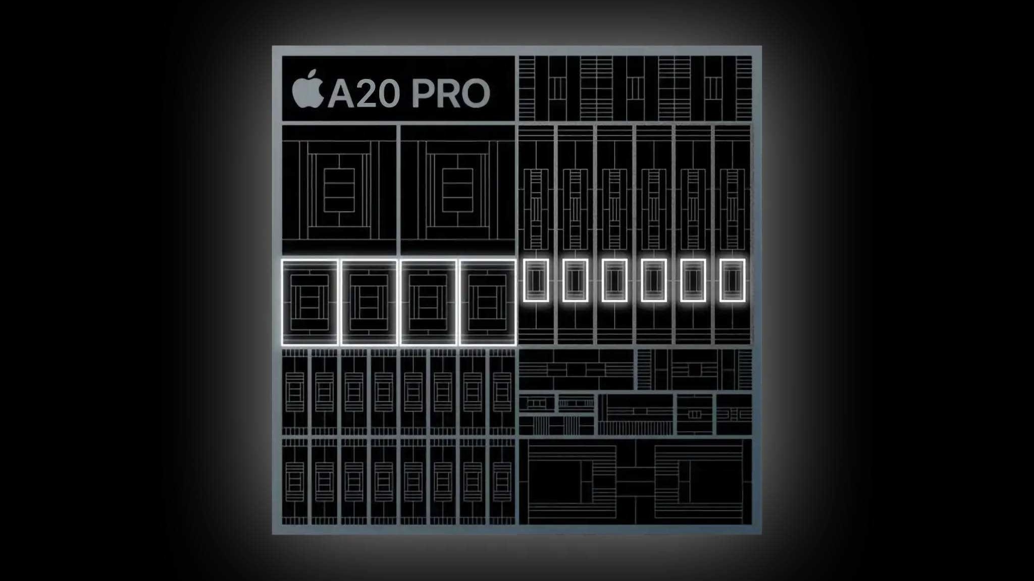 Чип A20 Pro, который используется в iPhone 18 Pro Max