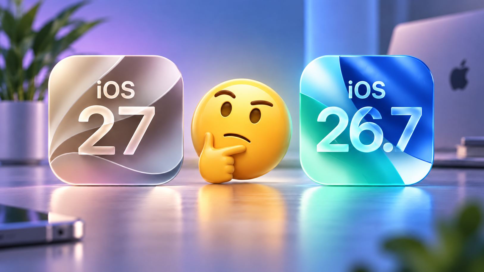 Выбор между iOS 27 и iOS 26.7