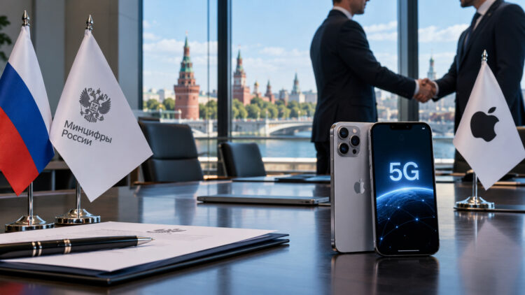 Будет ли 5G на iPhone работать в России. Ответ Минцифры. Фото.