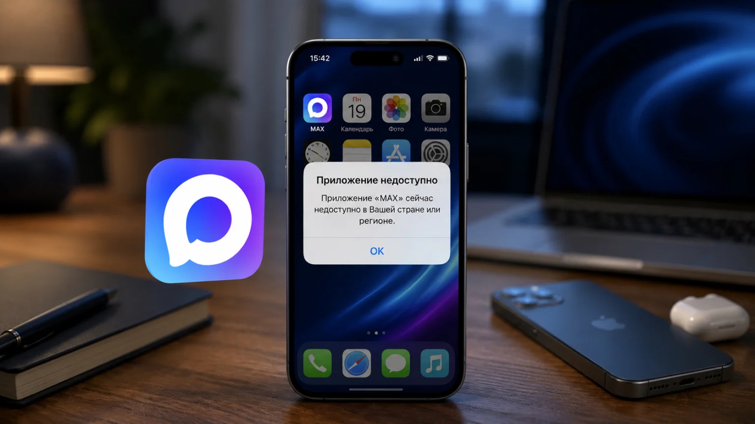 МАКС все еще недоступен в App Store