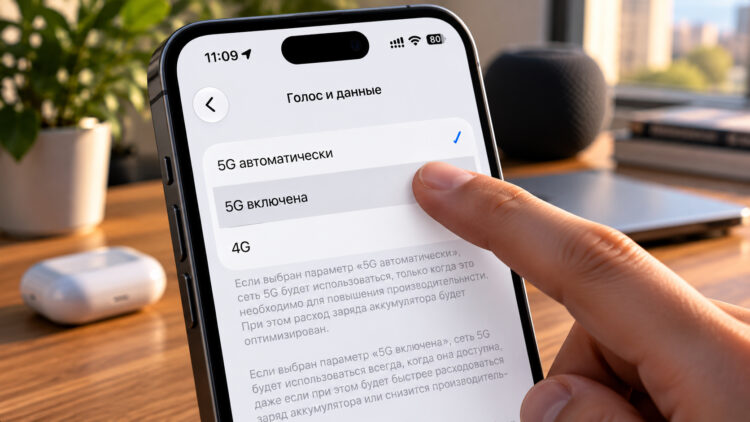 Мегафон говорит, что 5G через CarrierSIM может сломать ваш Айфон. А как на самом деле? Фото.