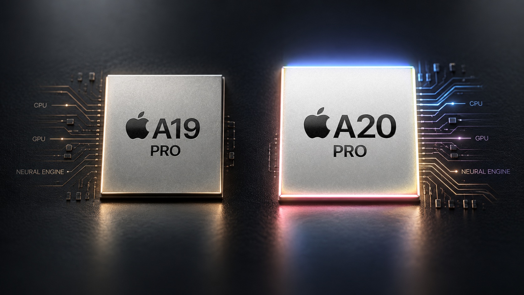 A20 Pro против A19 Pro — сравниваю в таблице. Процессоры Apple A19 Pro и A20 Pro. Фото.