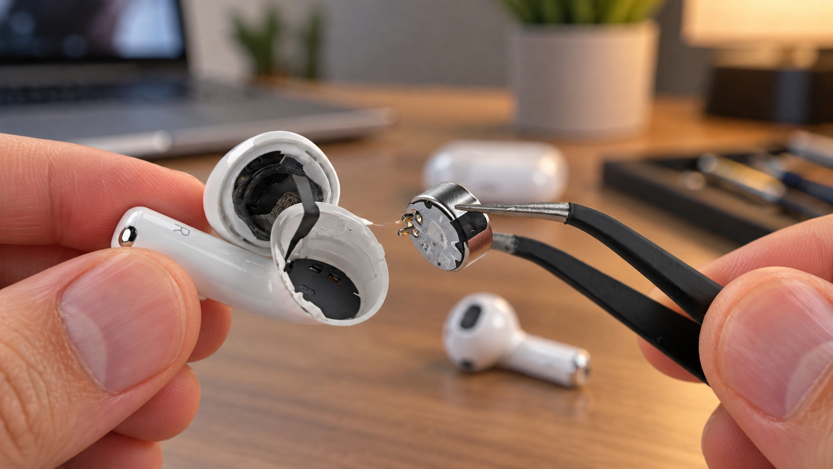 Извлеченный аккумулятор AirPods 5